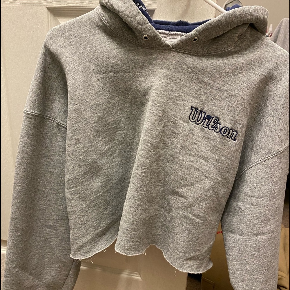 Cropped hoodie